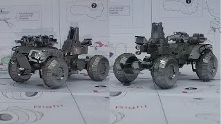 Metal Earth Build  UNSC Gungoose  Halo [upl. by Yanehs]