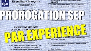 Tuto 6 Prorogation SEP par expérience [upl. by Ahserak]