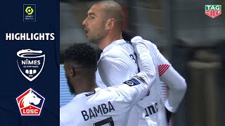 NÎMES OLYMPIQUE  LOSC LILLE 0  1  Highlights  NO  LOSC  20202021 [upl. by Amzaj]