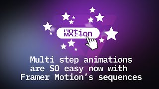 Amazing Button Click Animation With Framer Motions New Animation Sequences [upl. by Unni]