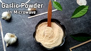 Instant Garlic Powder In Microwave [upl. by Ahsial544]