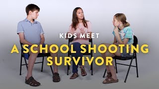 Kids Meet a School Shooting Survivor  Kids Meet  HiHo Kids [upl. by Eurd]