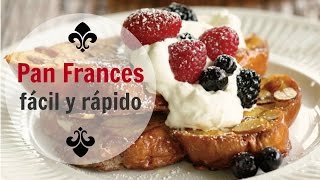 PAN FRANCÉS RÁPIDO Y FÁCIL PARA DESAYUNAR │ALE DE NAVA [upl. by Relyhcs]