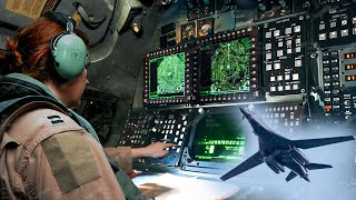 Inside Super Complex Cockpit of Most Feared US Bomber  B1 Lancer Battle Station [upl. by Waddell]