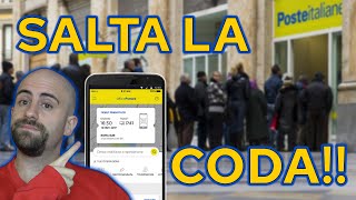 Come prenotare un TICKET con POSTE ITALIANE per SPEDIRE un PACCO o fare lo SPID SALTANDO la CODA [upl. by Novyart403]