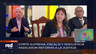 Corte Suprema de Justicia Fiscalía y Ministerio de Justicia radicaron reforma a la justicia [upl. by Annoed568]