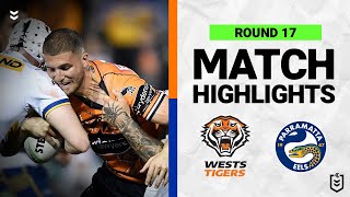 Wests Tigers v Parramatta Eels  Match Highlights  Round 17 2022  NRL [upl. by Garin621]