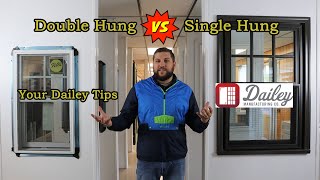 Double Hung vs Single Hung Windows  Whats The Difference  Your Dailey Tips [upl. by Nnyleuqcaj]