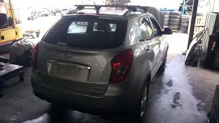 V3602 SSANGYONG KORANDO C200 EXDI200 20 TURBO DIESEL AWD ENGINE RUNNING AT NARELLAN AUTO PARTS PLUS [upl. by Acsirp]