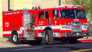 LAFD Engine 73 Responding [upl. by Lorelle]