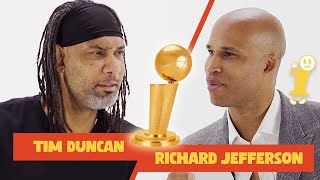 How Did Tim Duncan Agree to This Interview The Richard Jefferson amp Larry Show  Ep 1 [upl. by Nauaj]