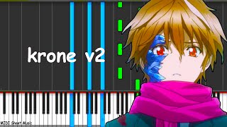 Guilty Crown  krone Piano Tutorial [upl. by Doi754]