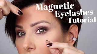 My BEST Tips to Apply MAGNETIC LASHES  The Easiest Tutorial  Dominique Sachse [upl. by Veradis]