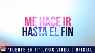 Davide Lardieri  Fuerte en ti  Oficial Lyric Video [upl. by Proudfoot]