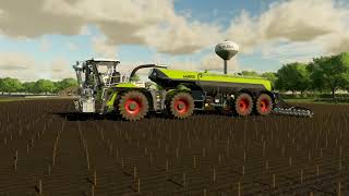 CLAAS XERION 4200 SADDLE TRAC  Farming Simulator 22 [upl. by Quintie]