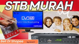 UNBOXING SET TOP BOX FLECO MXQ PRO DVBT2 PASANG MODE AV HDMI [upl. by Sualokin]