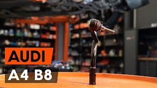 Comment remplacer des rotule de direction sur AUDI A4 B8 Berline TUTORIEL AUTODOC [upl. by Ahtenak165]