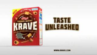 Krave A new breed of cereal is unleashed Chase TV Ad [upl. by Lyret]