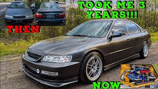 Building Turbo CD5 Honda Accord in 12 Minutes Insane Transformation 5k Subscriber Video [upl. by Rednav]