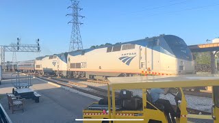 Amtrak amp CSX Railfanning  Richmond Staples Mill Station 1012023 [upl. by Prager]