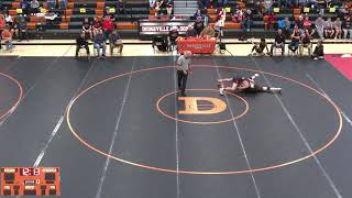 WIAA D2 Super Regional Wrestling  Dodgeville Center Mat [upl. by Sarson]