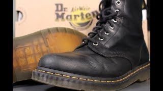 FAILURE AT 6 MONTHS 1460 quotHardlifequot Smooth Black DR MARTENS [upl. by Coopersmith846]