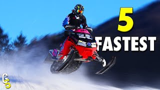 Top 5 Fastest SNOWMOBILES In The World You Can Buy [upl. by Cirdor306]