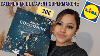 Calendrier de lavent LIDL 30€  Winter cocooning ❄ [upl. by Ydnes]