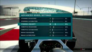 F1 2012 Advanced Wheel Settings [upl. by Bellis]