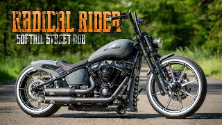 Thunderbike Radical Rider  customized HarleyDavidson Softail Street Bob FXBB [upl. by Toogood]