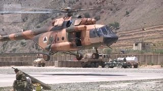 Afghan Air Force MI17 Helicopter [upl. by Basso]