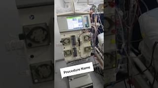 Procedure name  crrt dialysis Multi filtrate fresenius nephrology  CRRTcytosurb [upl. by Adnaluoy]