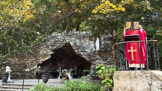 Saturday’s Mass at the Grotto [upl. by Lainahtan701]