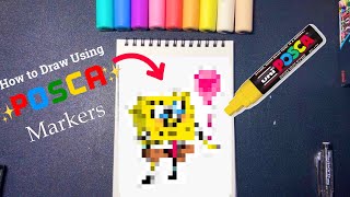 How To DRAW Using POSCA MARKERS… For Beginners [upl. by Githens]