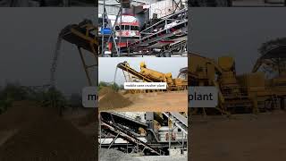 mobile cone crusher plant work sitemobile conecrusher machine limestone quartz jycrusher [upl. by Mallorie]