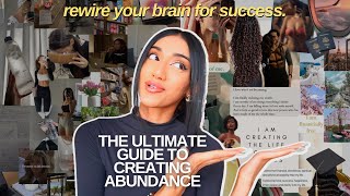 HOW TO MASTER THE ABUNDANCE MINDSET  go from scarcity to creating an abundant life [upl. by Notecnirp272]