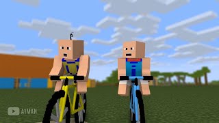 Upin amp Ipin  Ais Kepal 7 Minecraft Animation [upl. by Ellenaej16]