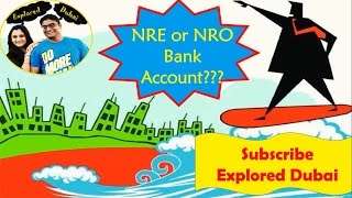 NRE and NRO Bank Account [upl. by Jammin652]