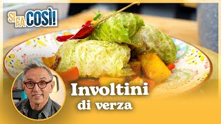 Involtini di verza  Si fa così  Chef BRUNO BARBIERI [upl. by Nohtanhoj]