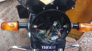 Como instalar intermitentes en la moto yb 125 yamaha [upl. by Eeliak]