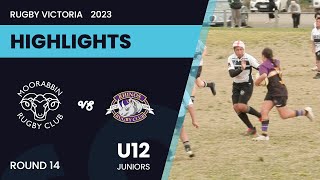 2023 U12  Moorabbin V Wyndham  R14  HL [upl. by Yramliw785]