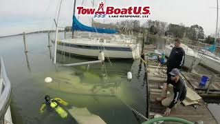 TowBoatUS Lake Norman We Raise Sunken Boats [upl. by Isia963]