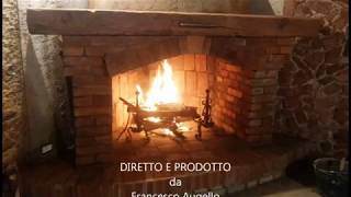 COSTRUZIONE CAMINO RUSTICO AD ANGOLO  How to build a rustic fireplace [upl. by Brandi]