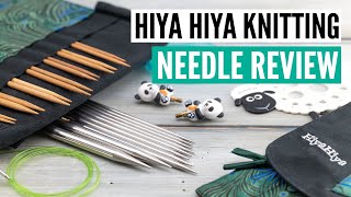 Hiya hiya knitting needle review  Are these the sharpest needles 2023 [upl. by Lonny]