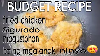 fried chicken l simple recipe pero mapaparami ka ng kain l cooking with AB cooking friedchicken [upl. by Annmarie988]