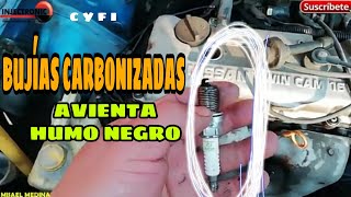 Se apaga al frenar bujías negras humo negro Diagnostico TsuruSentra [upl. by Ainerol353]