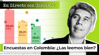 ¿Los periodistas no sabemos leer encuestas en Colombia  Daniel Coronell [upl. by Edlyn]