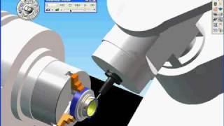 GibbsCAM  5axis machining simulation in a Mazak Integrex [upl. by Adnoloy800]