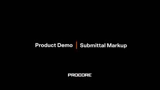 Submittal Markup Product Demo Procore Groundbreak 2020 Breakout [upl. by Reichert]