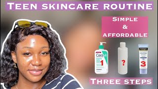 HOW TO BUILD THE BEST SIMPLE amp AFFORDABLE SKINCARE ROUTINE FOR TEENAGERS  For all skin types [upl. by Kcirdez]